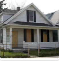 Vacant Commerce TX home bought for cash as-is